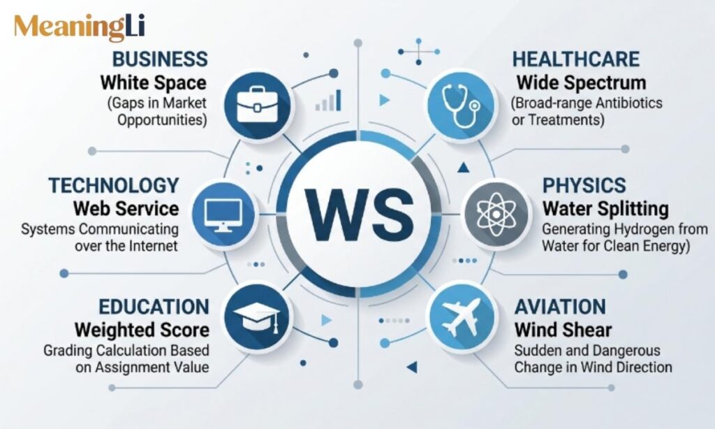 Common Meanings of WS Outside Texting
