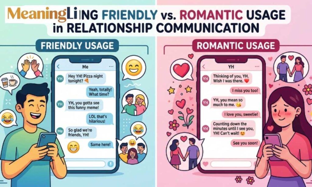 Friendly vs Romantic Usage
