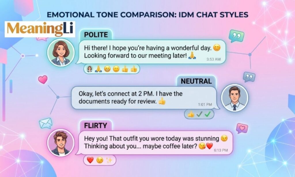 Is IDM Rude, Polite, or Flirty
