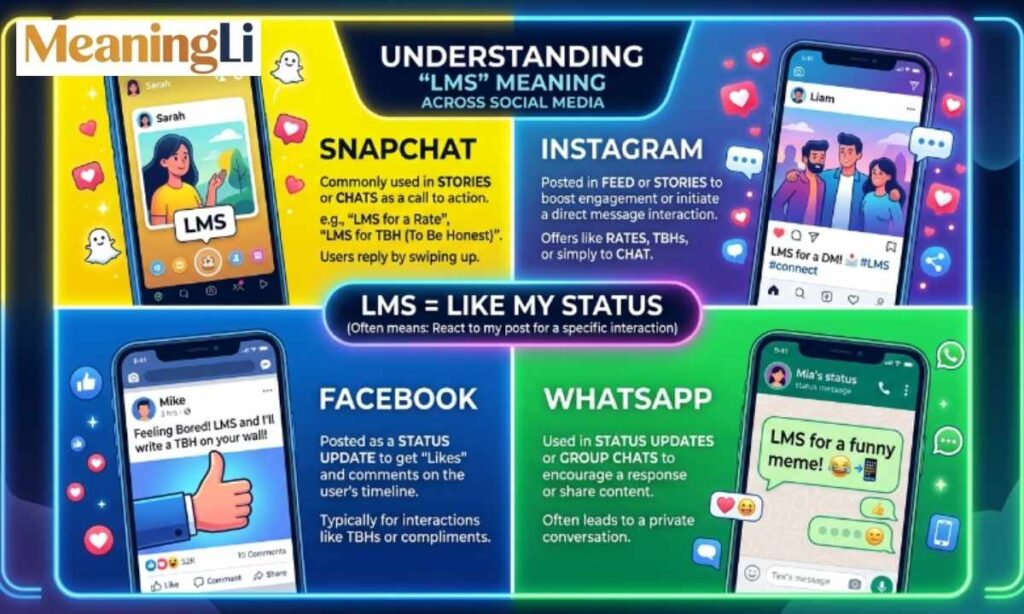 LMS Meaning on Snapchat, Instagram, Facebook, and WhatsApp