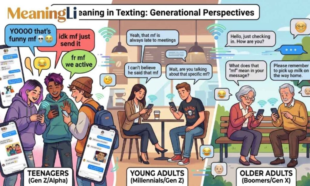 MF Meaning in Texting Among Different Age Groups
