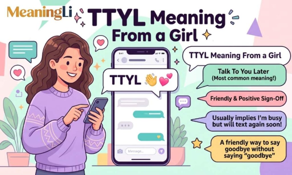 TTYL Meaning From a Girl