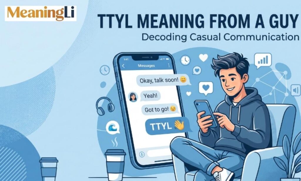 TTYL Meaning From a Guy