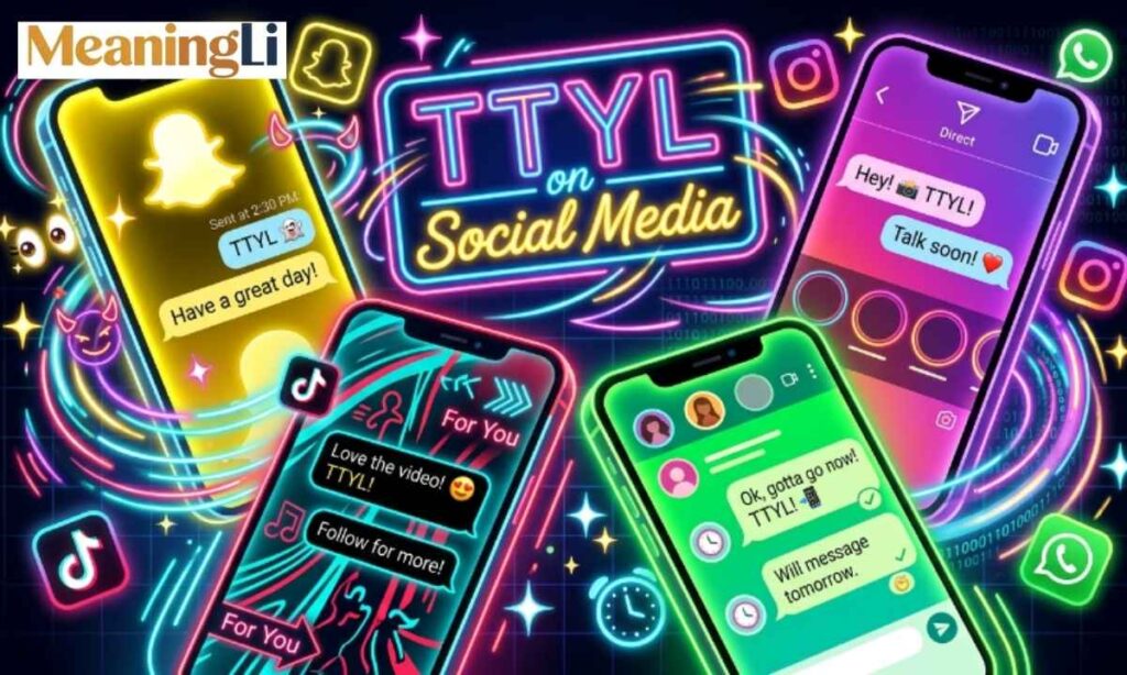 TTYL Meaning on Snapchat, Instagram, TikTok & WhatsApp