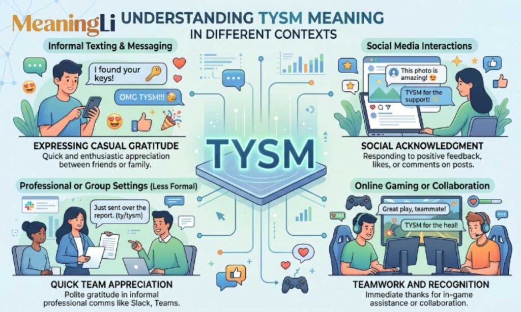 TYSM Meaning in Different Contexts