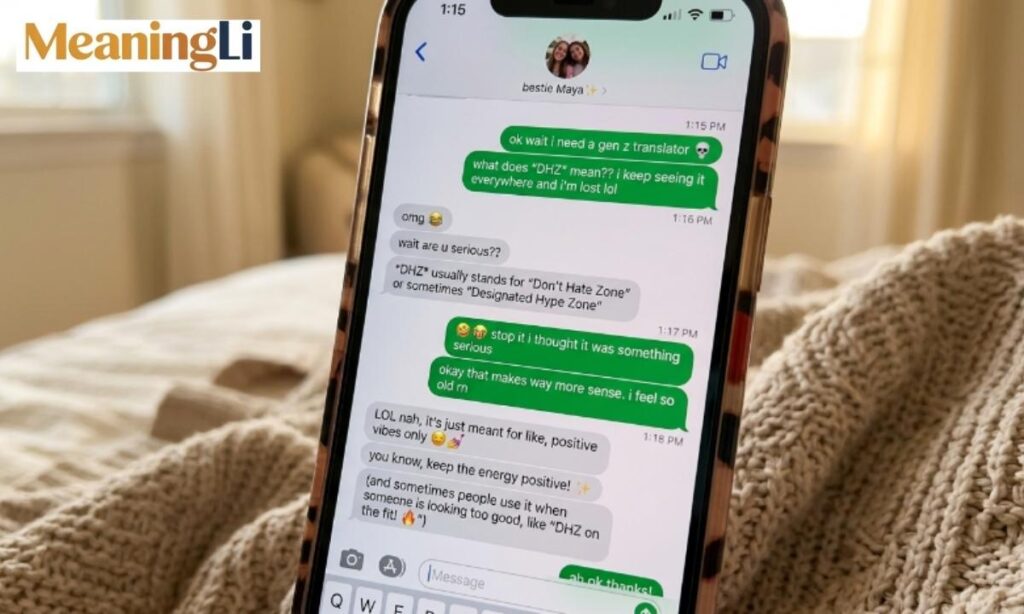 What Does DHZ Mean From a Girl