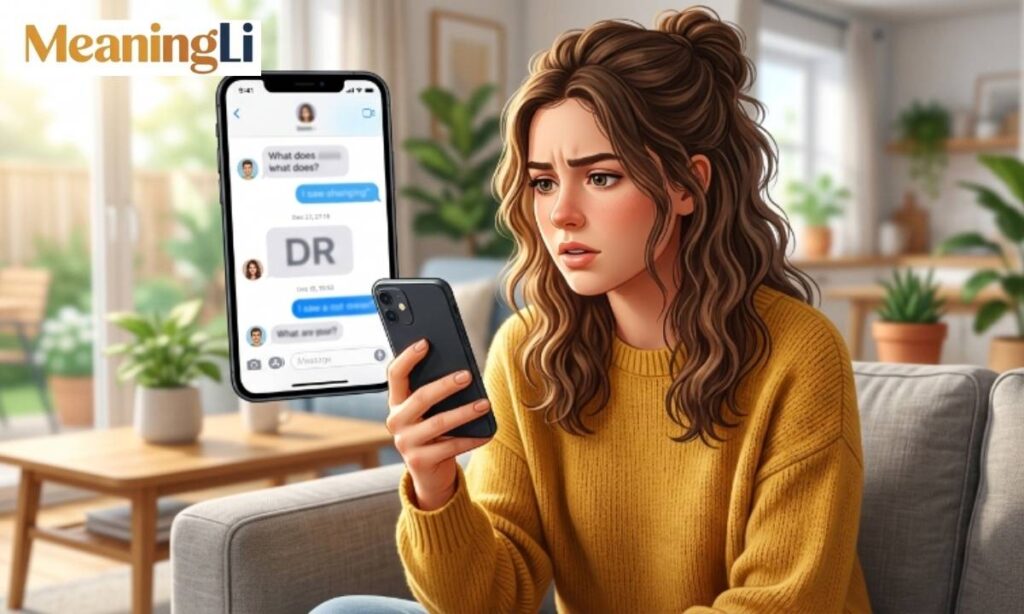 What Does DR Mean in Text