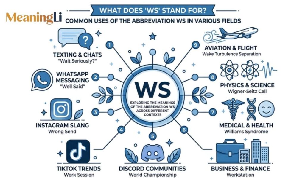 What Does WS Stand for in Different Contexts
