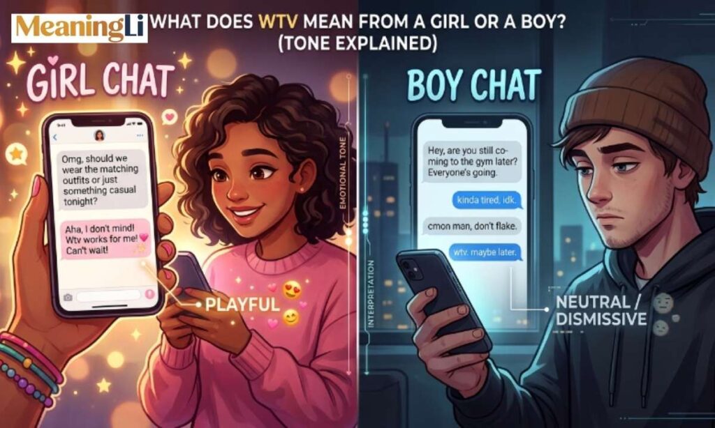 What Does WTV Mean From a Girl or a Boy