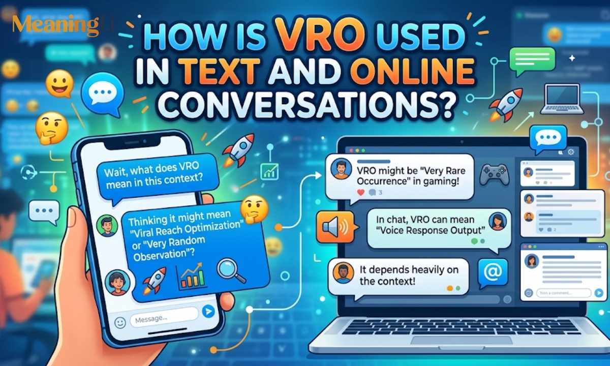 How Is VRO Used in Text and Online Conversations