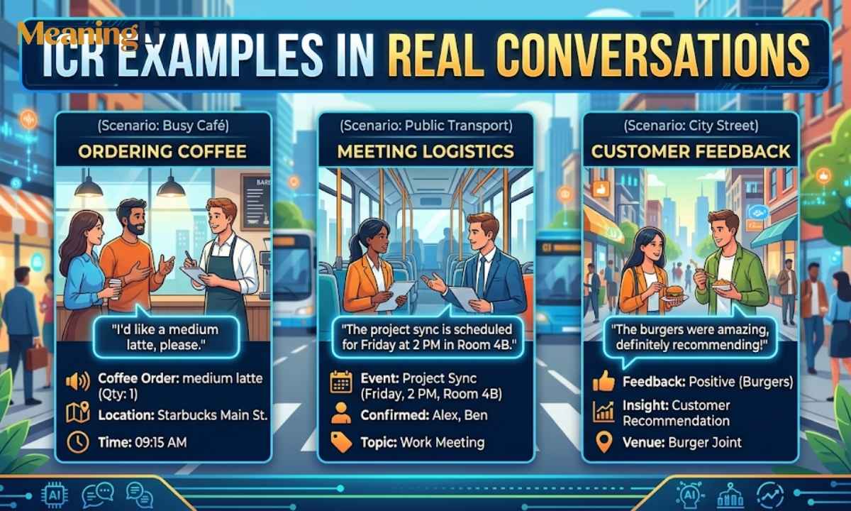 ICR Examples in Real Conversations