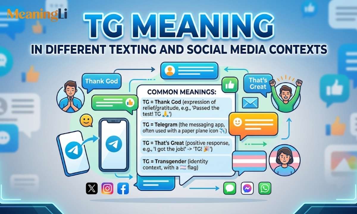 TG Meaning in Different Texting and Social Media Contexts
