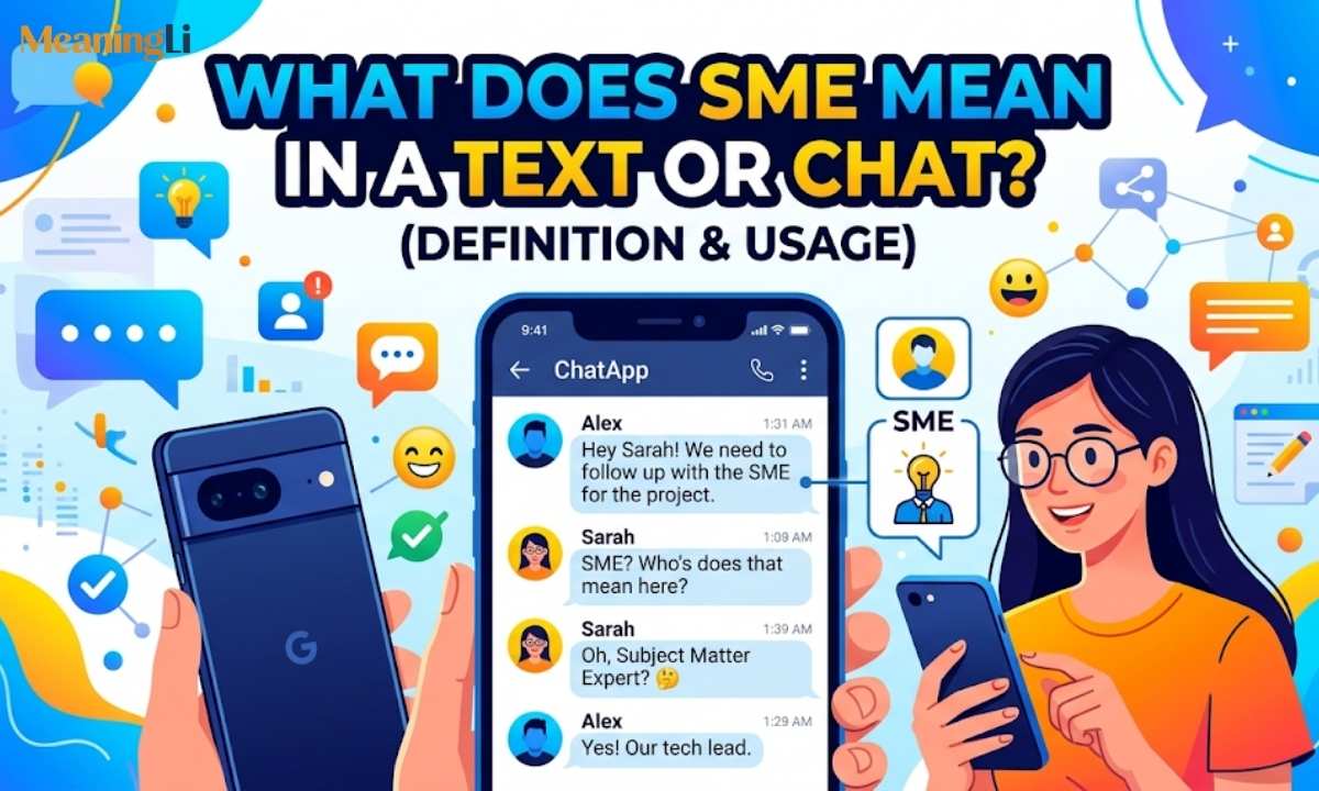 What Does SME Mean in a Text or Chat