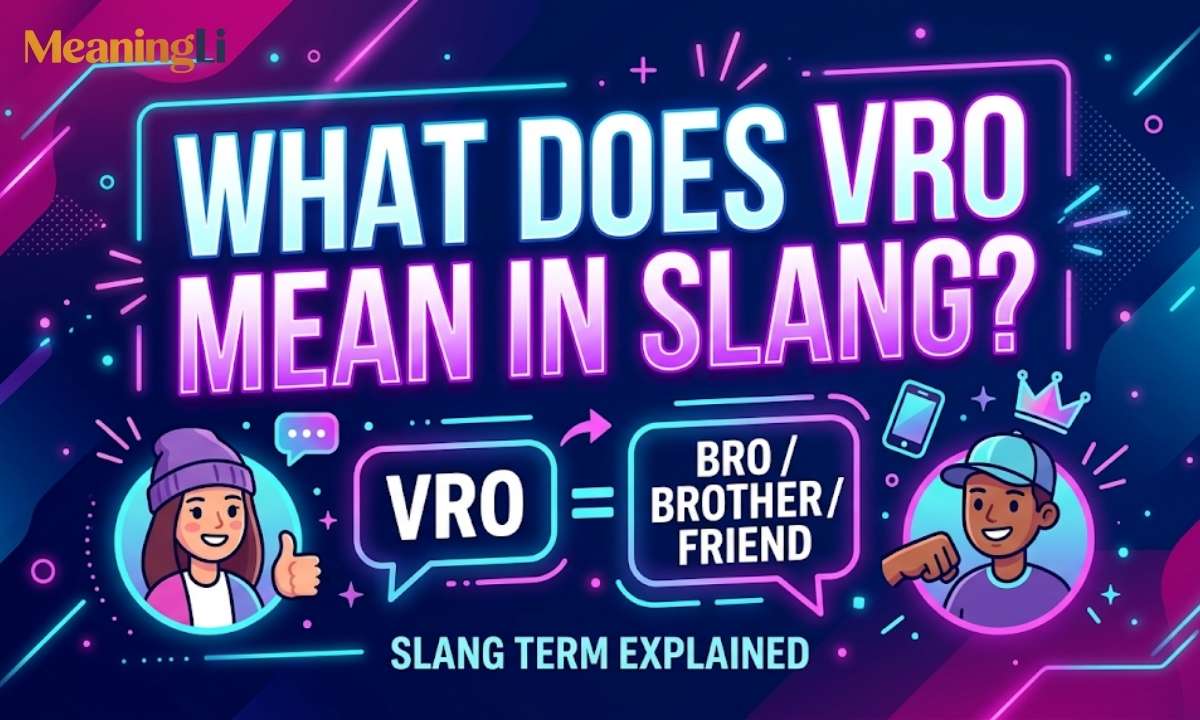 What Does VRO Mean in Slang