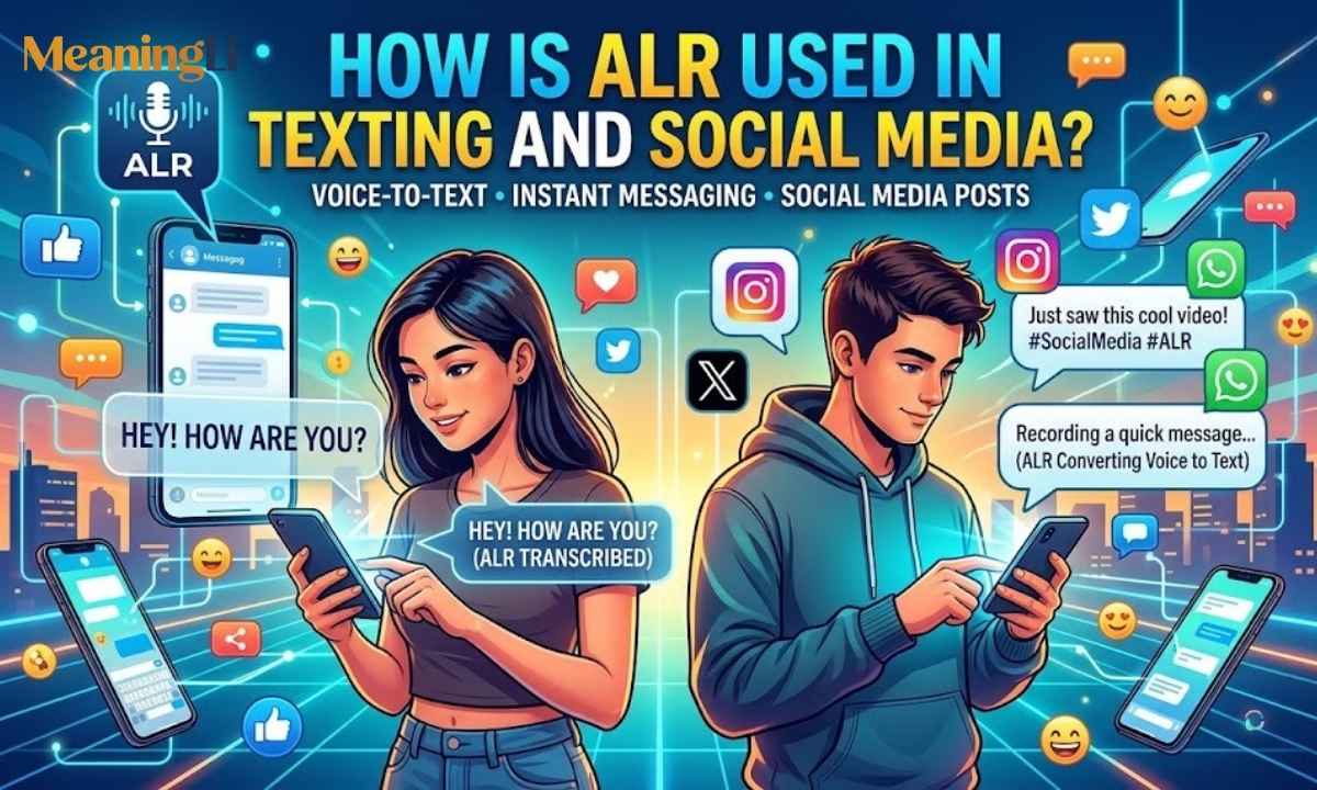How Is ALR Used in Texting and Social Media