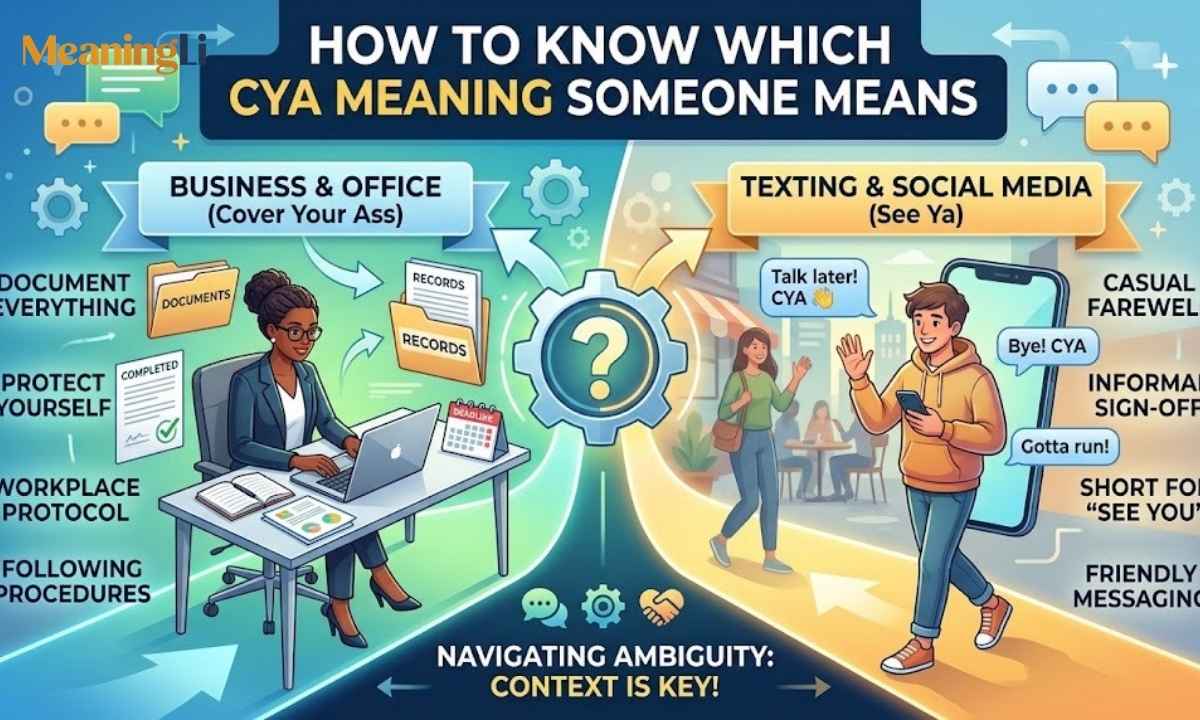 How to Know Which CYA Meaning Someone Means