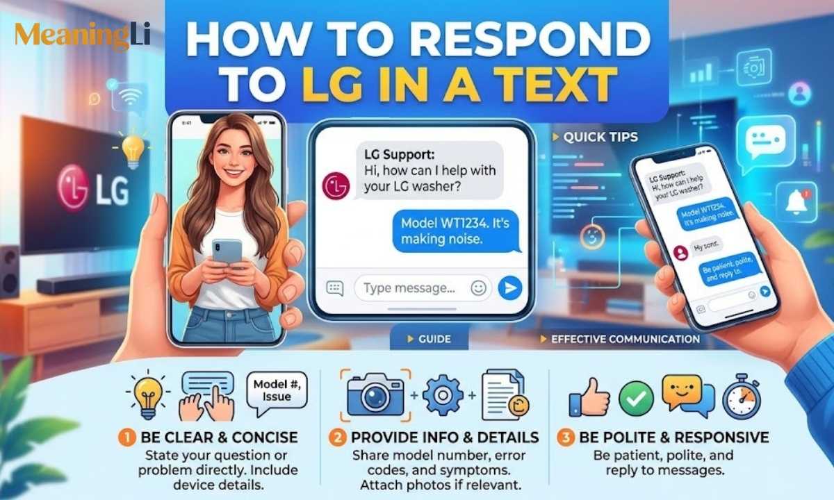 How to Respond to LG in a Text