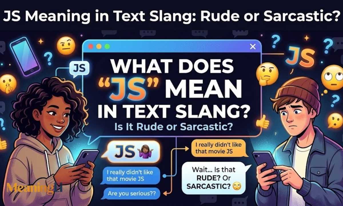 JS Meaning in Text Slang
