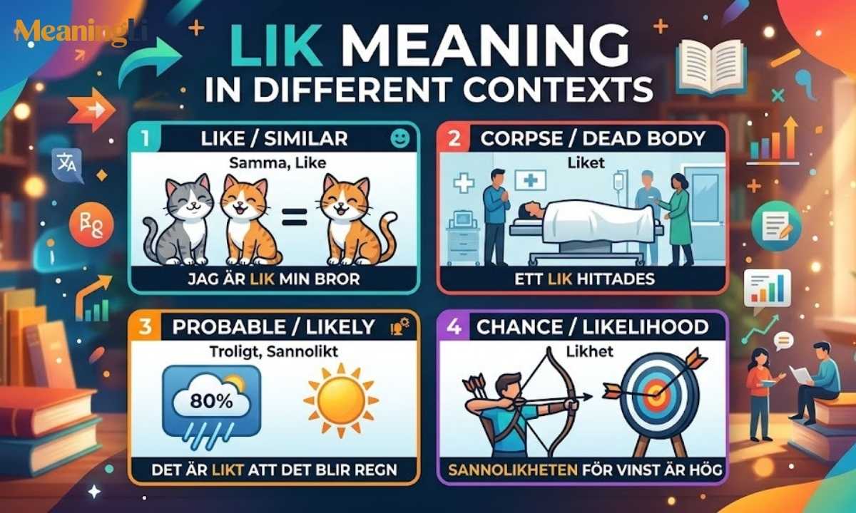 Lik Meaning in Different Contexts