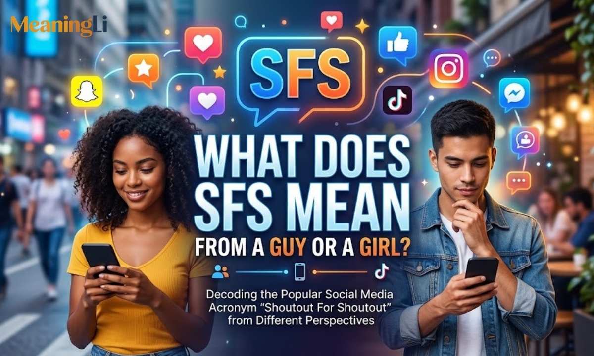 What Does SFS Mean From a Guy or a Girl