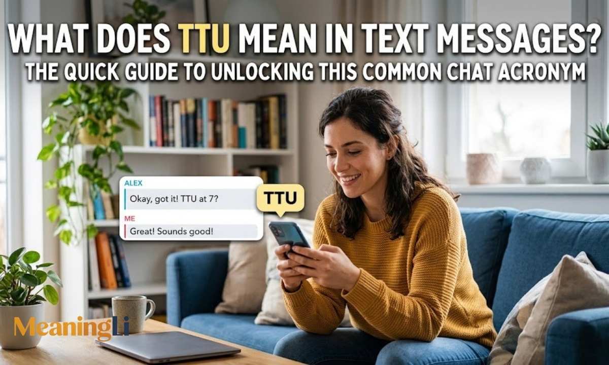 What Does TTU Mean in Text Messages