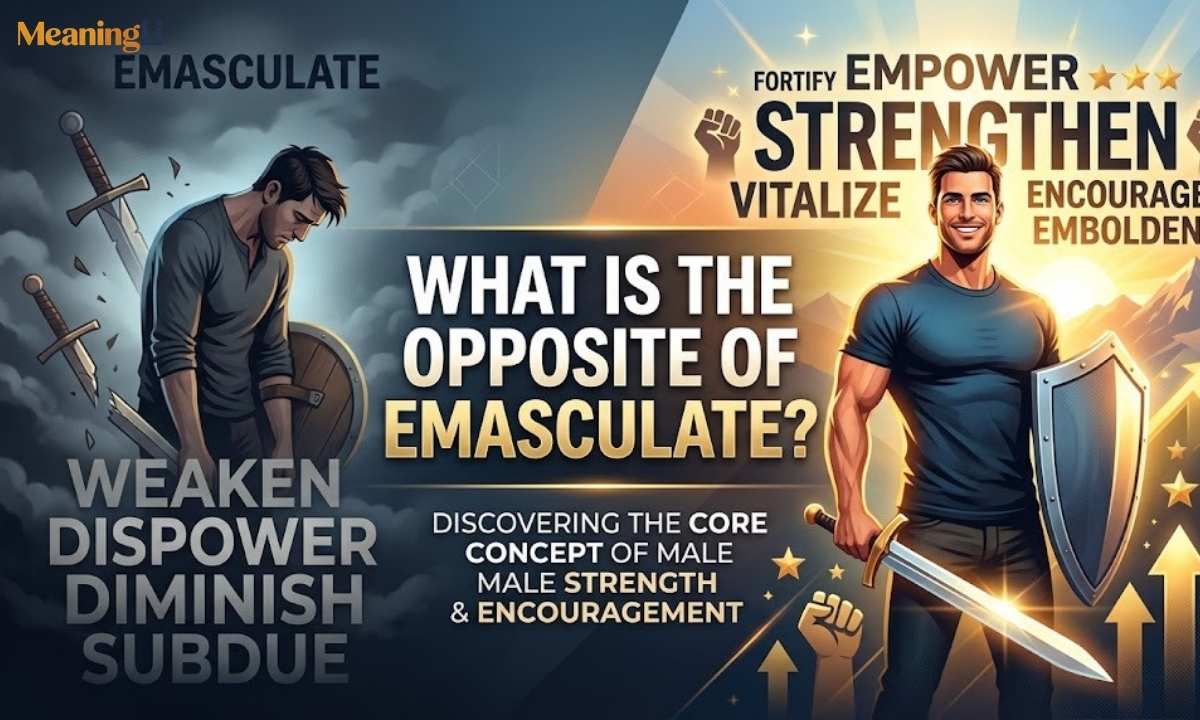 What Is the Opposite of Emasculate