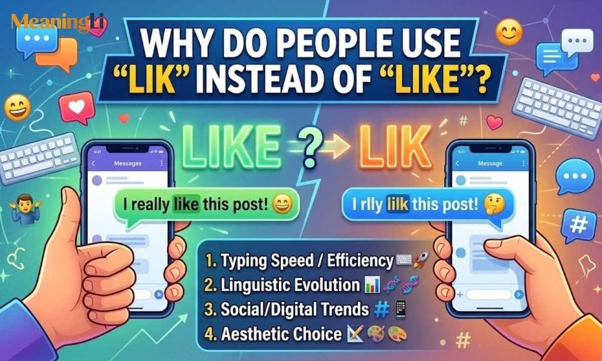 Why Do People Use Lik Instead of Like