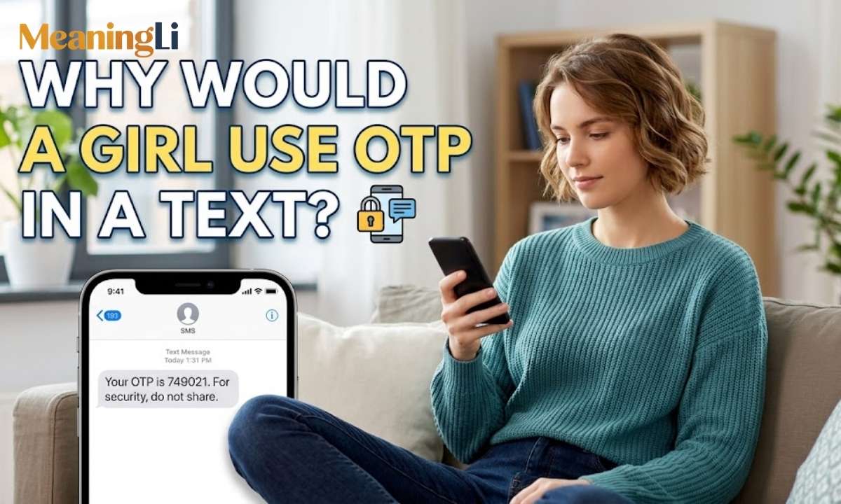 Why Would a Girl Use OTP in a Text