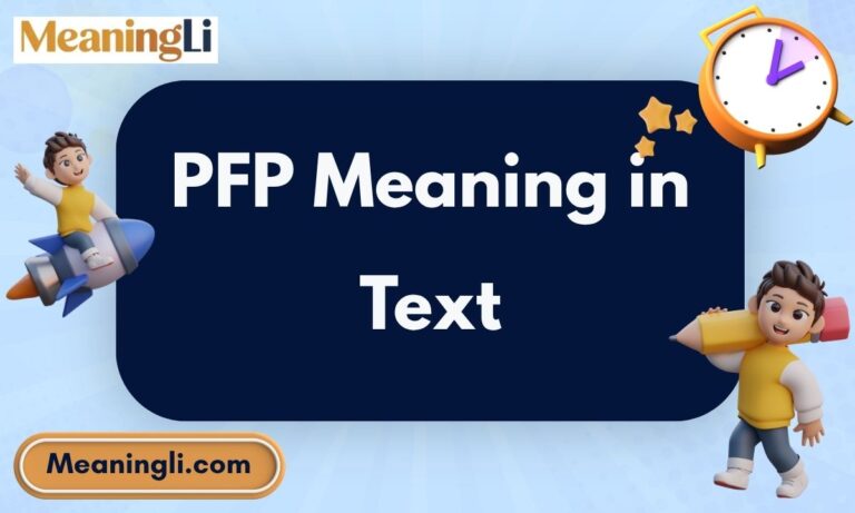 PFP Meaning in Text