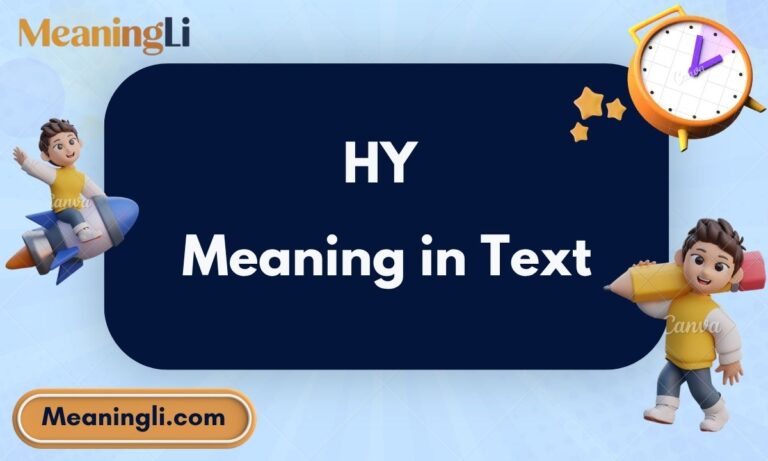 HY Meaning in Text
