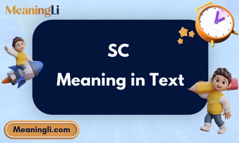 SC Meaning in Text