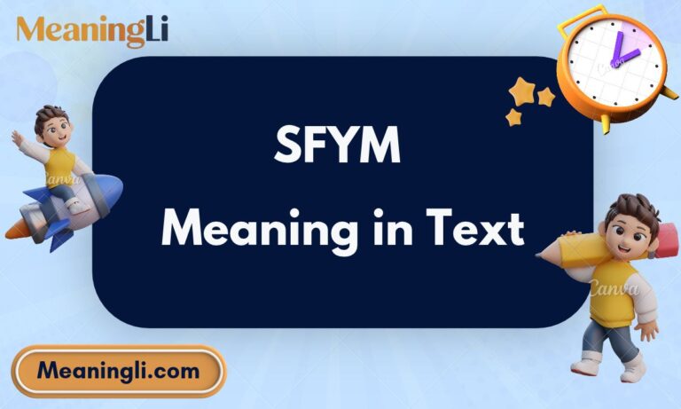 SFYM Meaning in Text